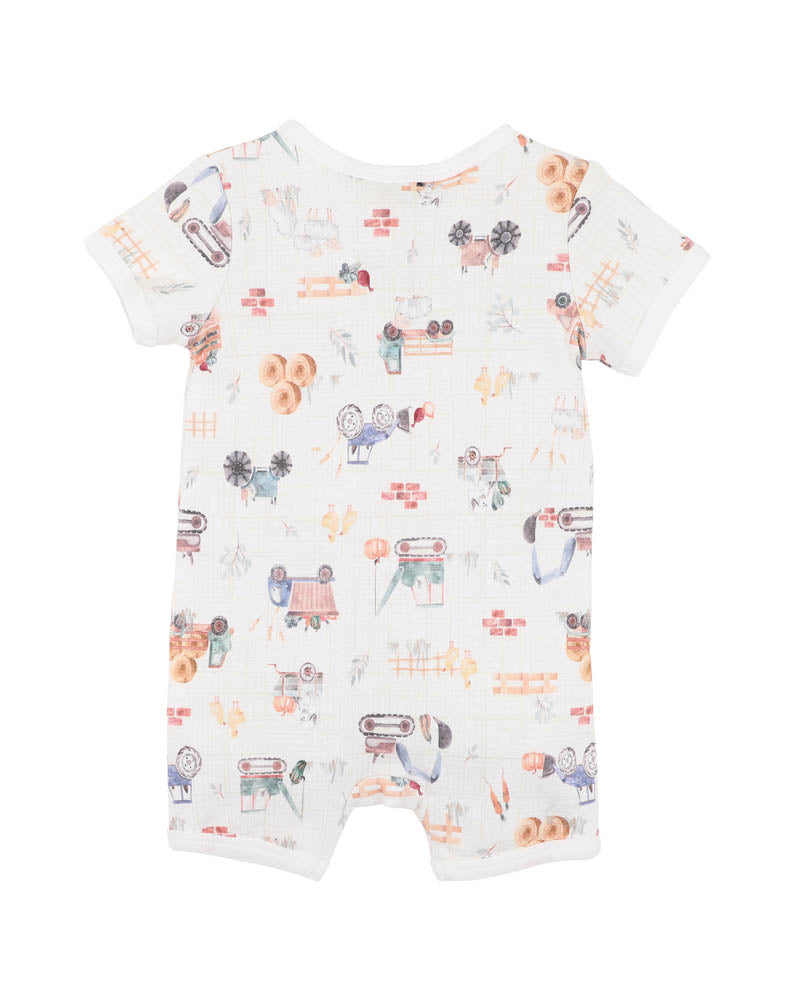 Minihaha Clayton Short Sleeve Zipsuit