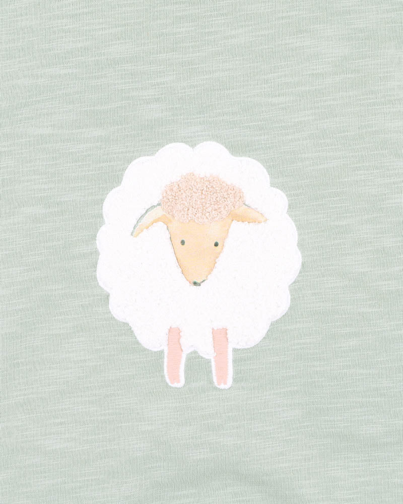 Minihaha Clayton Print Sheep Romper
