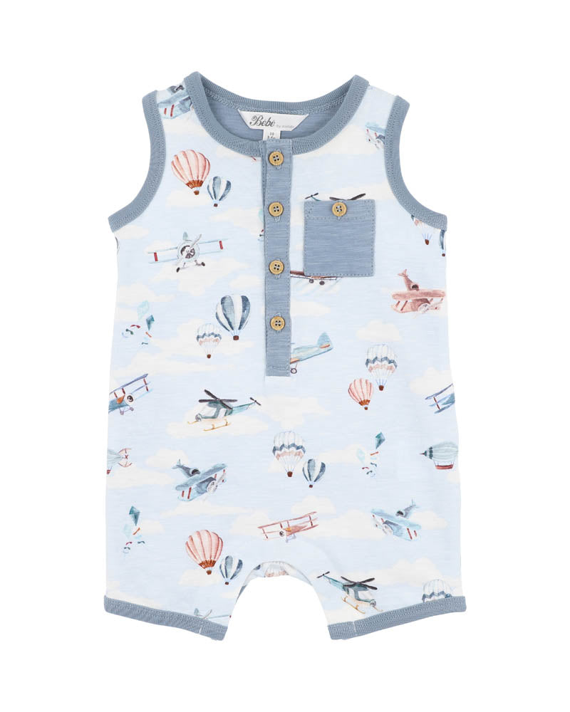 Minihaha Harlan Aeroplane Romper