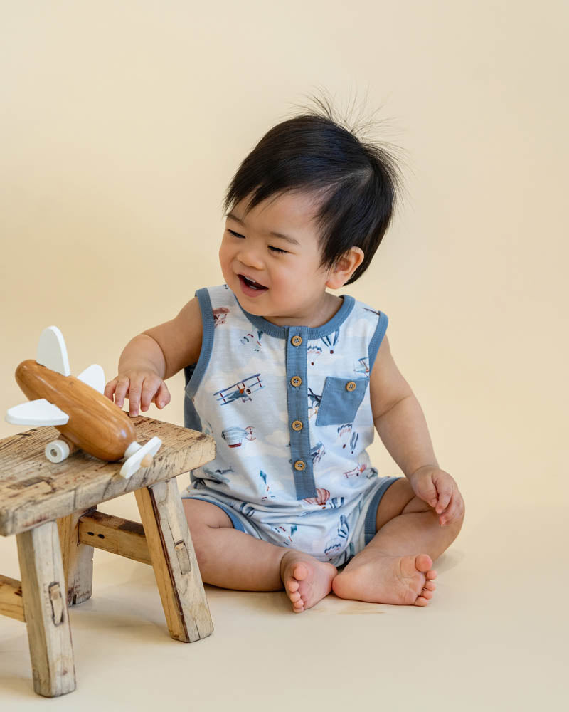 Minihaha Harlan Aeroplane Romper