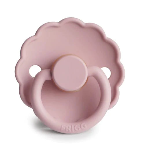 Frigg Daisy Natural Rubber Pacifiers Baby Pink