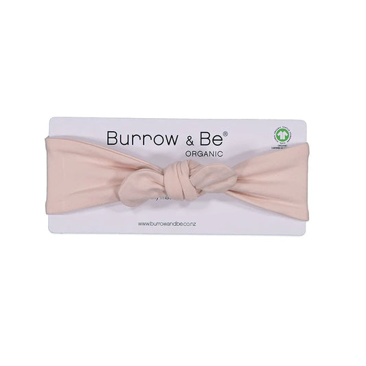 Burrow & Be Top Knot Headband Blush
