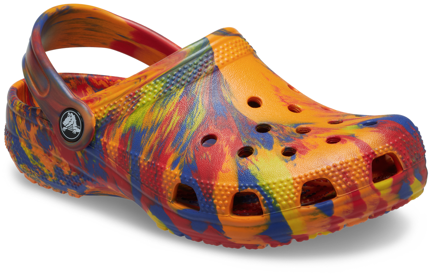 Crocs Classic Marbled Clog Toddlers Orange Zing/Multi
