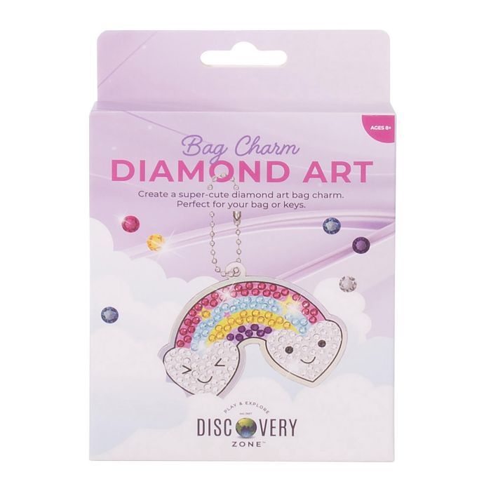 Discovery Zone Diamond Art Bag Charm