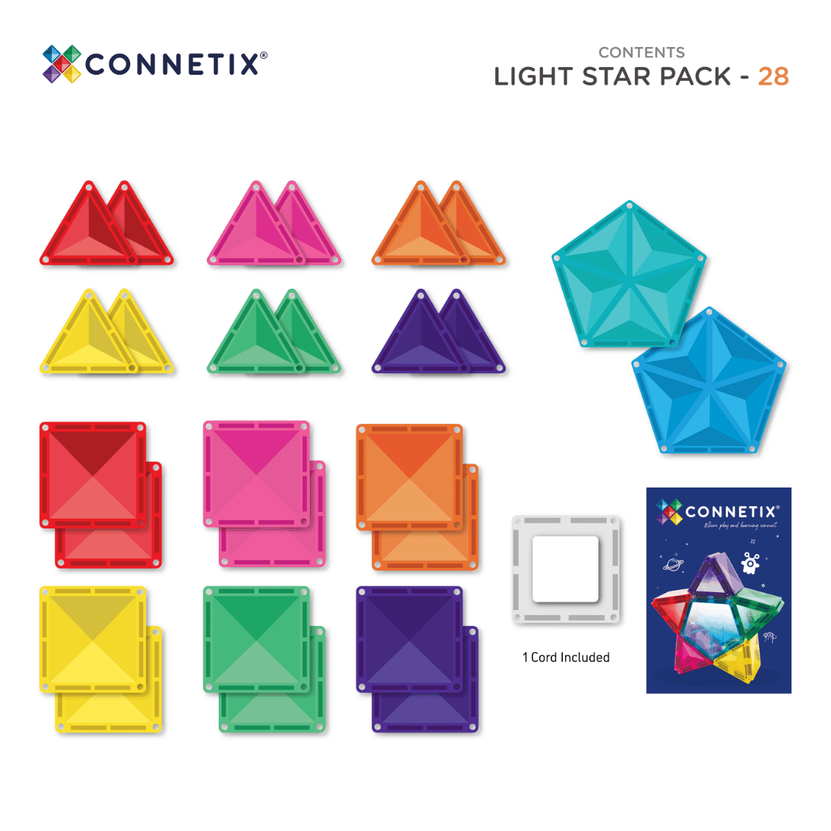 Connetix Star Pack 28 pc