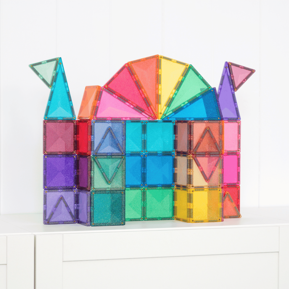 Connetix Glitter Castle Pack 48 pc