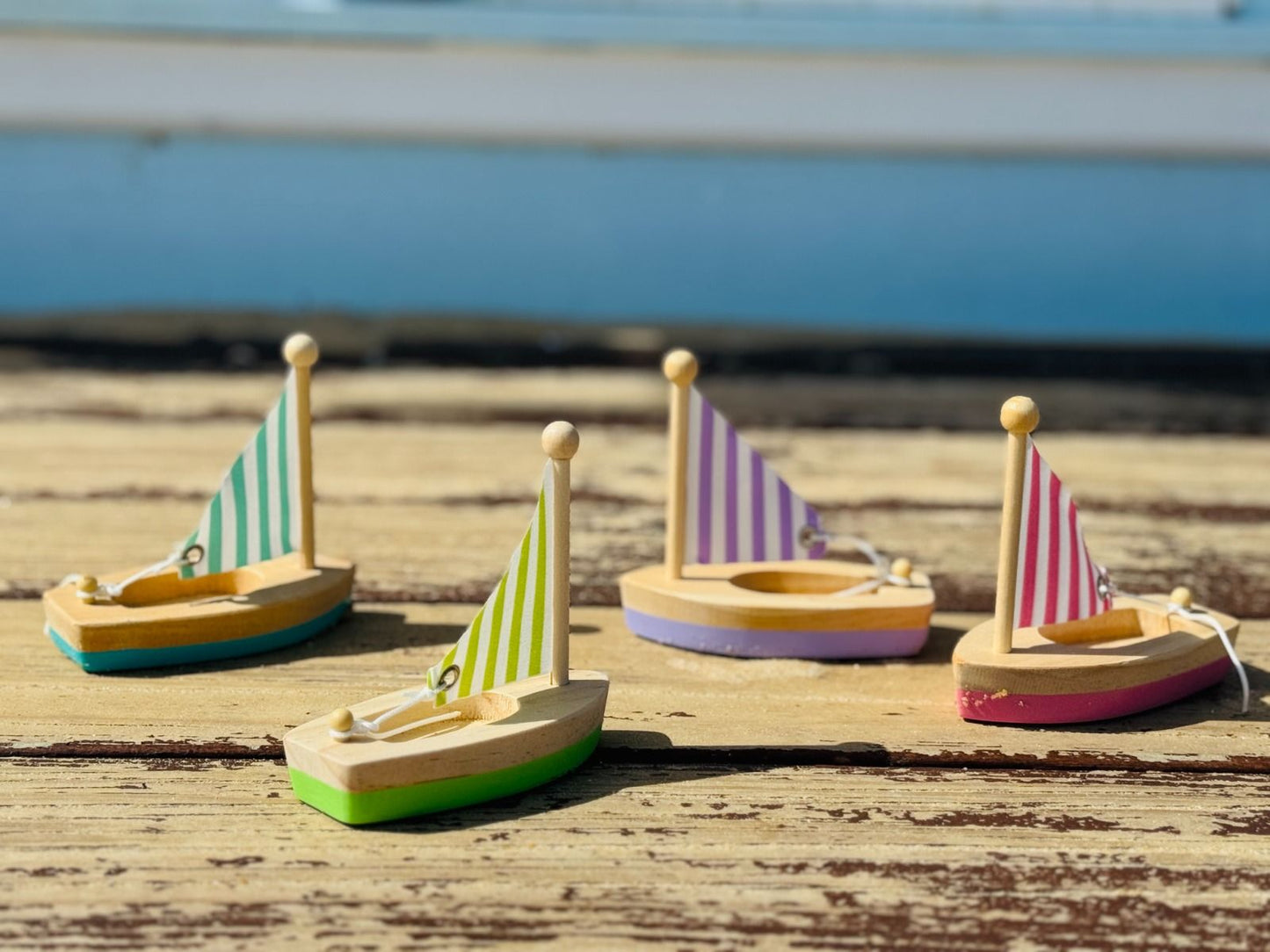 Wooden Toy Sail Boat
