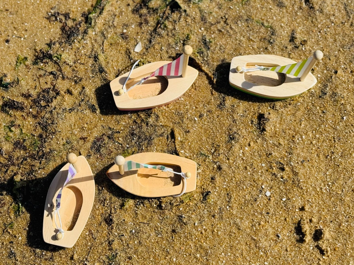 Wooden Toy Sail Boat