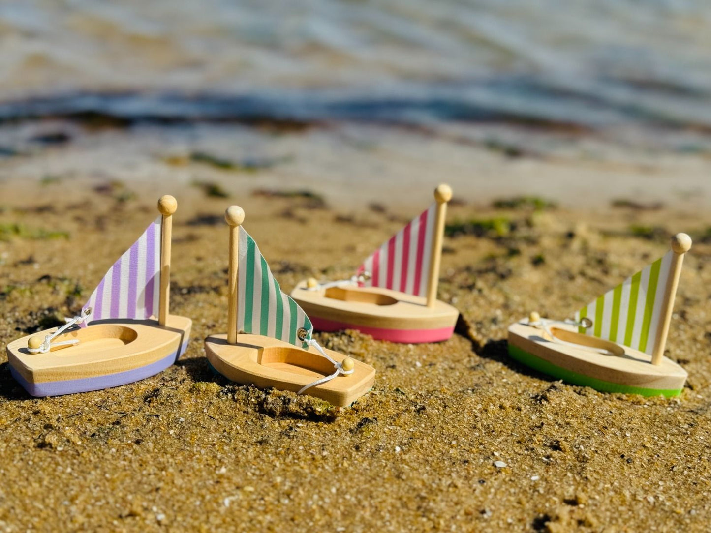 Wooden Toy Sail Boat