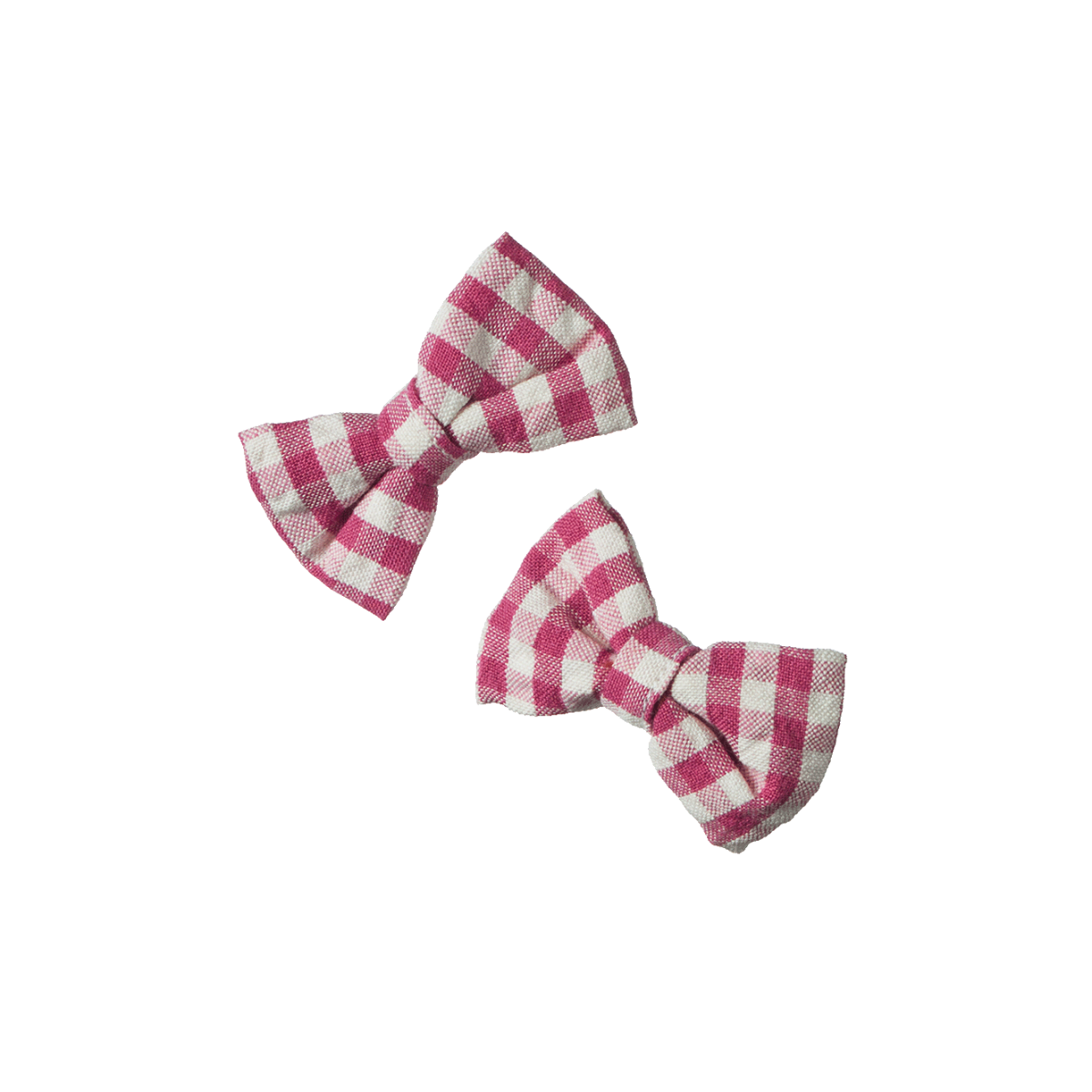 Nature Baby Bow Hair Clips Jam Check 2 Pack