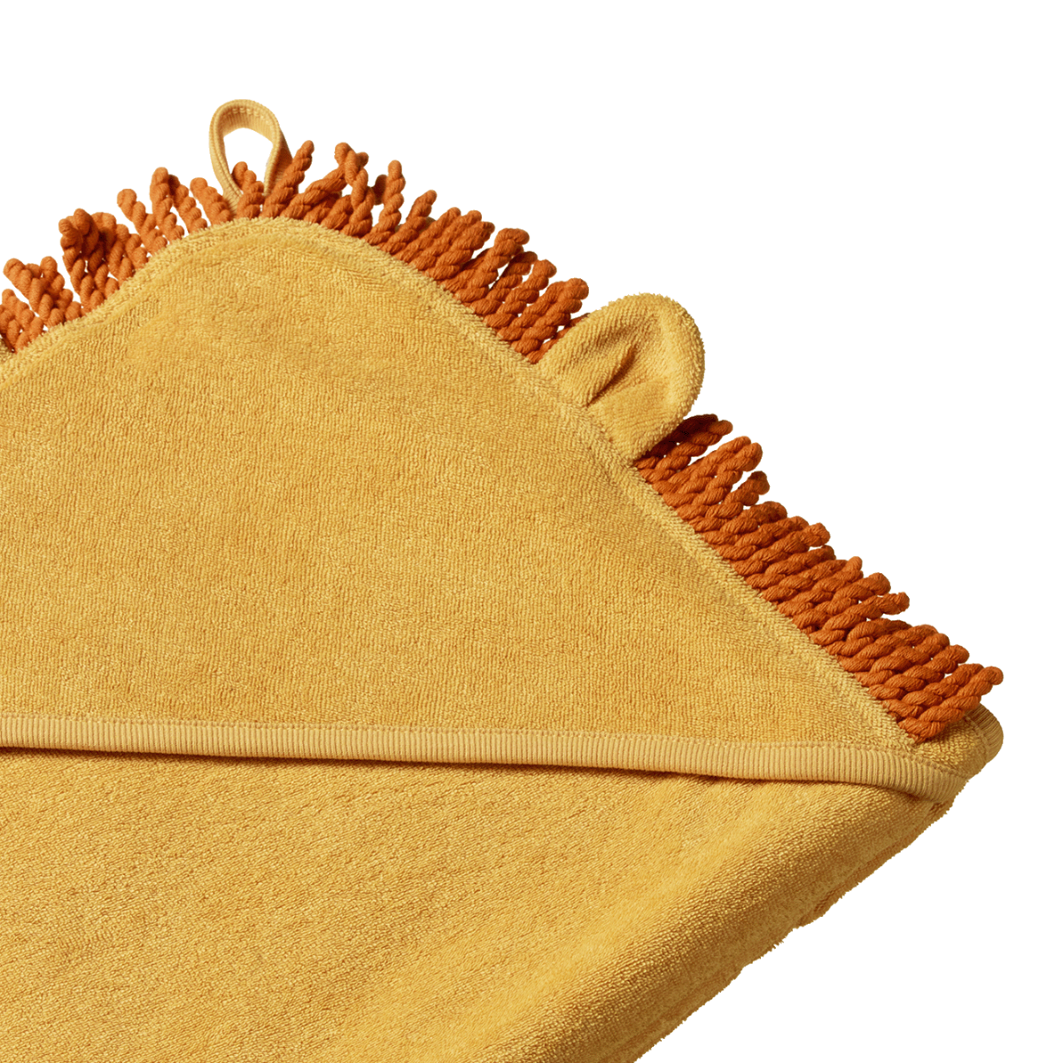 Nature Baby Lion Hooded Towel Golden