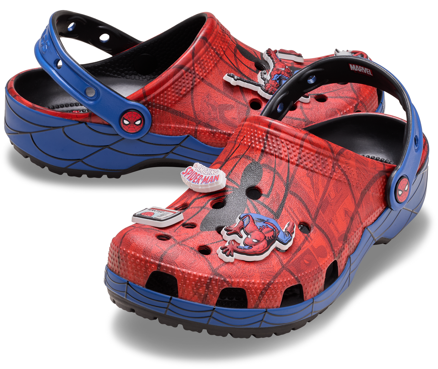 Crocs Classic Clog Toddlers Spiderman Web