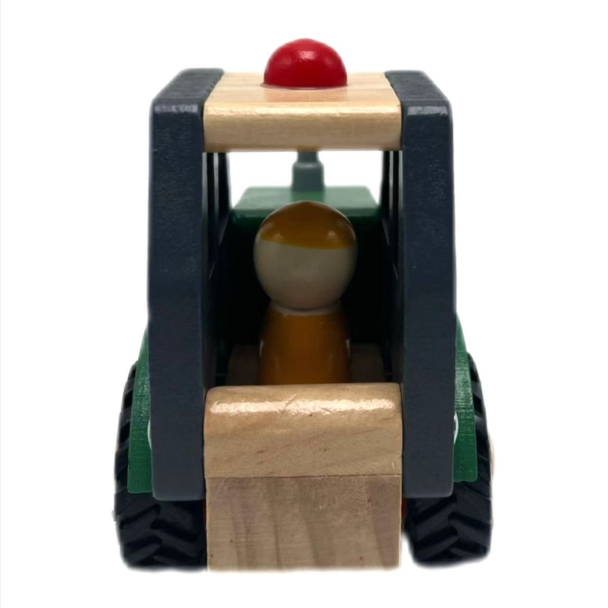 Wooden Green Tractor