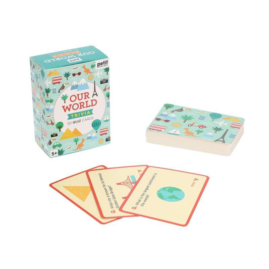 Le Petite Collage Trivia Cards Our World