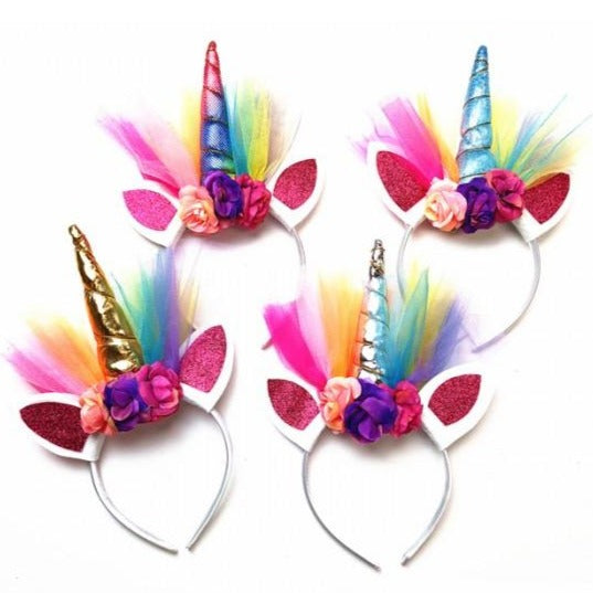 Magical Unicorn Headband Tulle