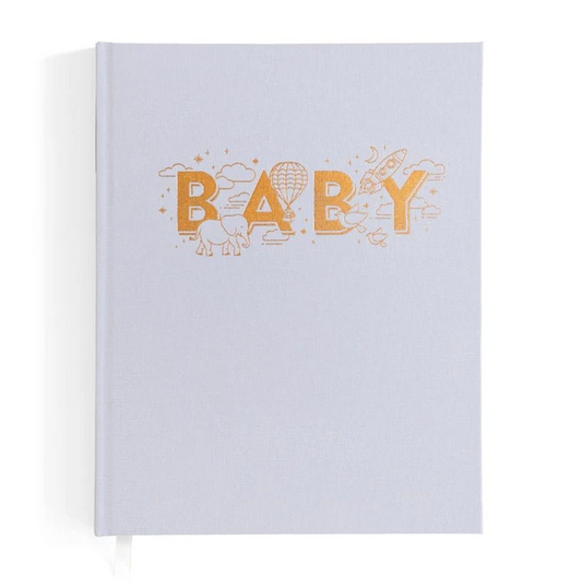 Baby Book Grey