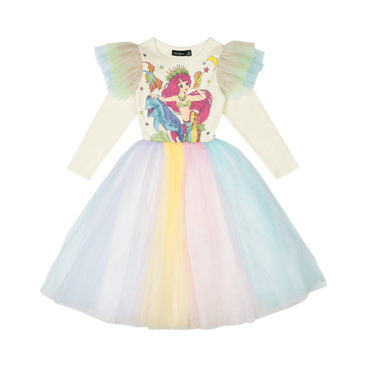 Rock Your Kid Mermaid and Friends Flounce Dress