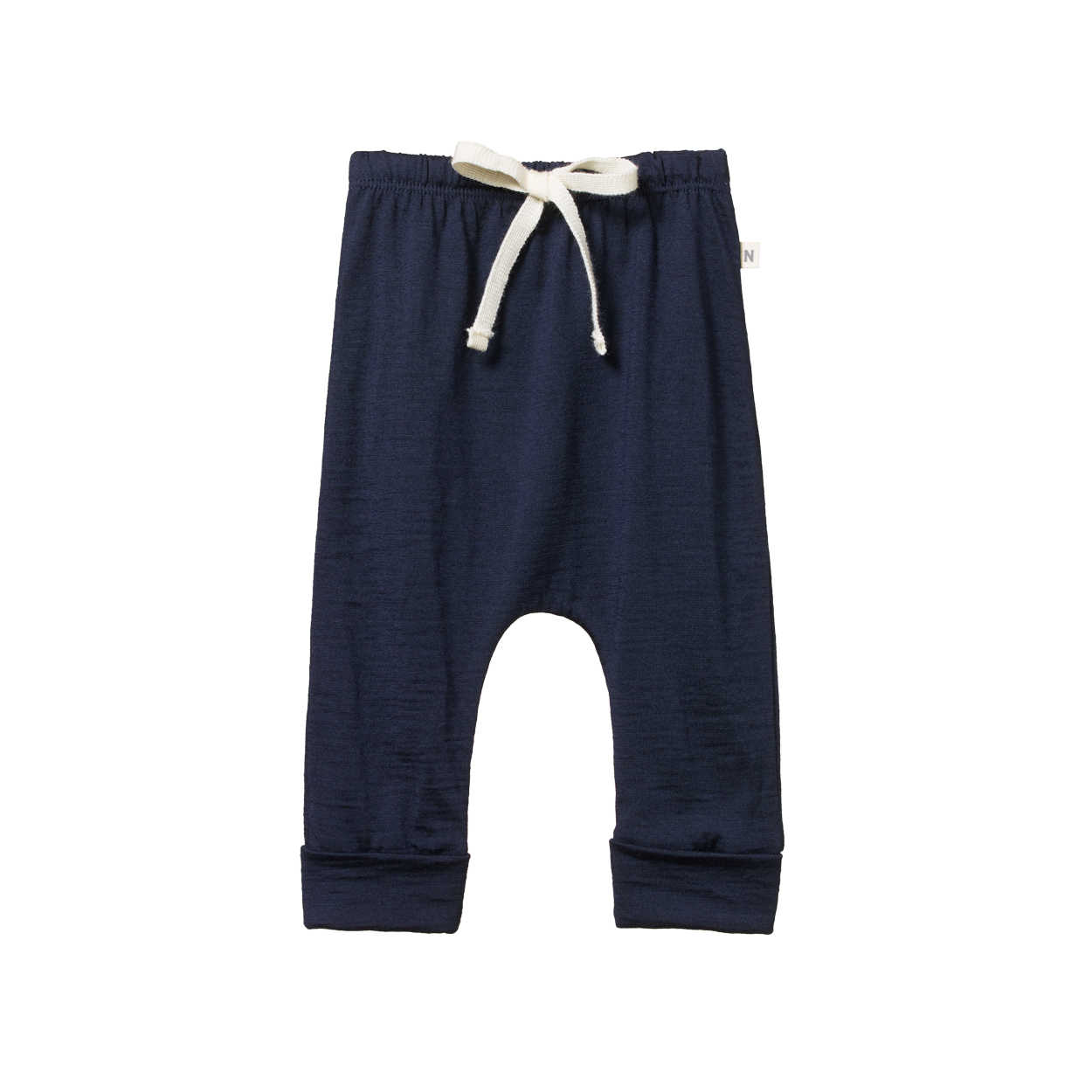 Nature Baby Merino Essential Drawstring Pants Navy