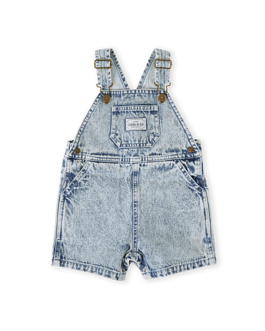 Goldie + Ace Burton Vintage Washed Denim Overalls