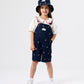 Goldie + Ace Mini Strawberry Embroidered Burton Overalls