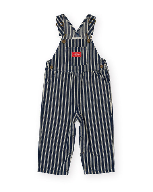Goldie + Ace Railroad Stripe Austin Overalls