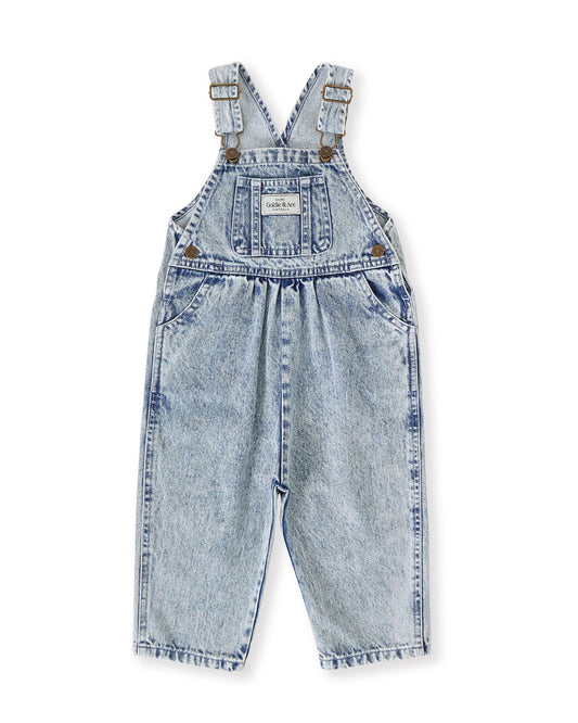 Goldie + Ace Austin Vintage Washed Denim Overalls
