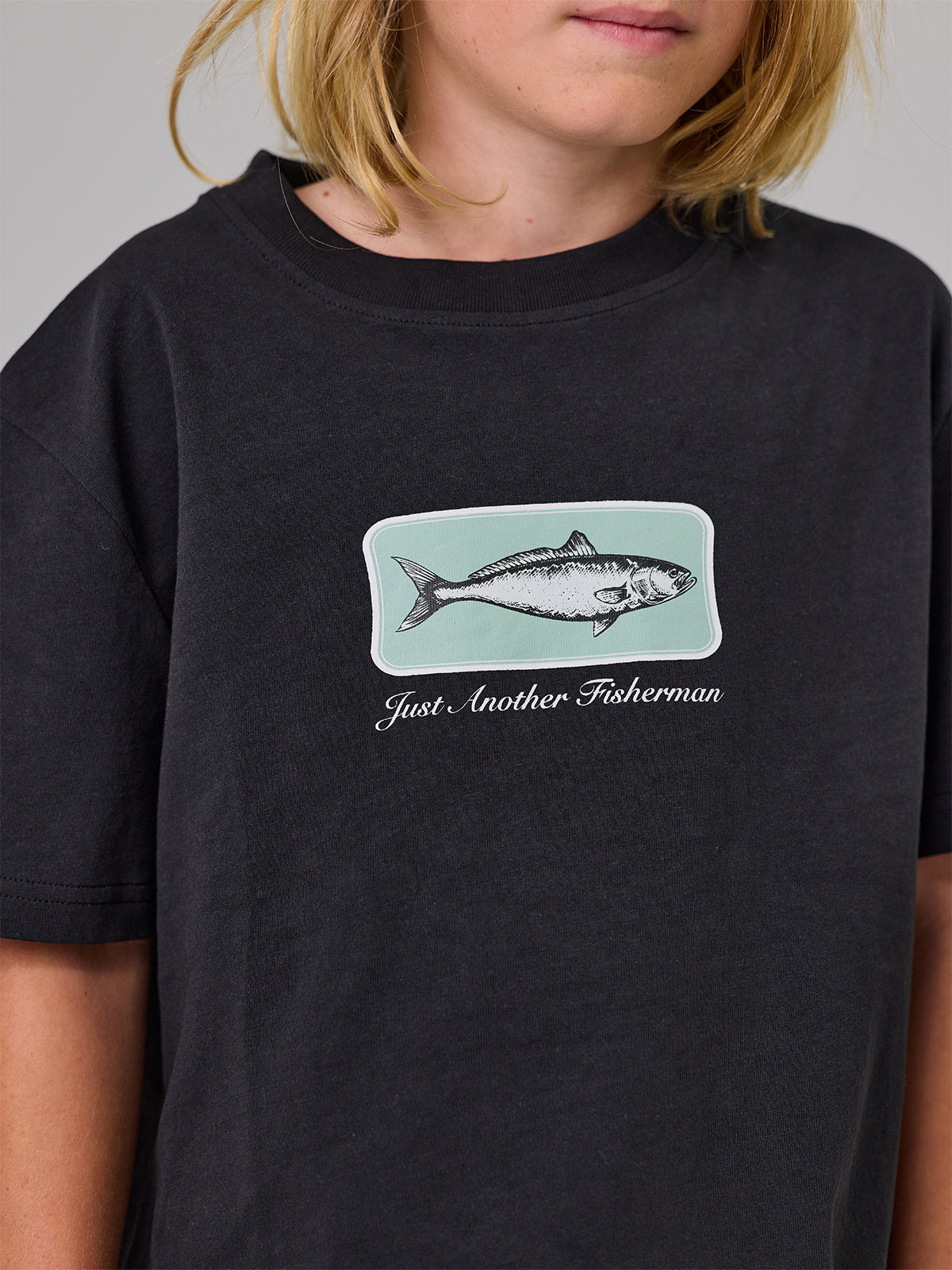 Just Another Fisherman Mini Kahawai Tee Black