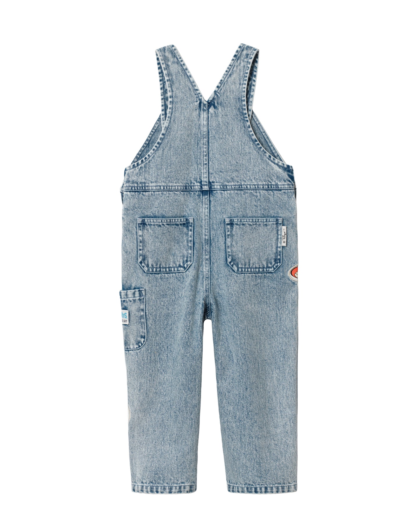 Goldie + Ace The Smurfs Patch Austin Overalls