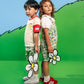 Goldie + Ace The Smurfs Village Print Burton Overall
