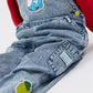 Goldie + Ace The Smurfs Patch Austin Overalls