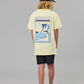 Just Another Fisherman Mini Salty Anglers Short Sleeve Tee Dawn Yellow