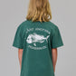 Just Another Fisherman Mini Snapper Short Sleeve Tee Dusk Pine