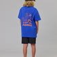 Just Another Fisherman Mini Apologies Short Sleeve Tee Cobalt