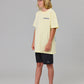Just Another Fisherman Mini Salty Anglers Short Sleeve Tee Dawn Yellow