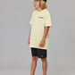 Just Another Fisherman Mini Salty Anglers Short Sleeve Tee Dawn Yellow