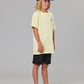 Just Another Fisherman Mini Salty Anglers Short Sleeve Tee Dawn Yellow