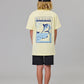 Just Another Fisherman Mini Salty Anglers Short Sleeve Tee Dawn Yellow