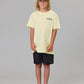 Just Another Fisherman Mini Salty Anglers Short Sleeve Tee Dawn Yellow