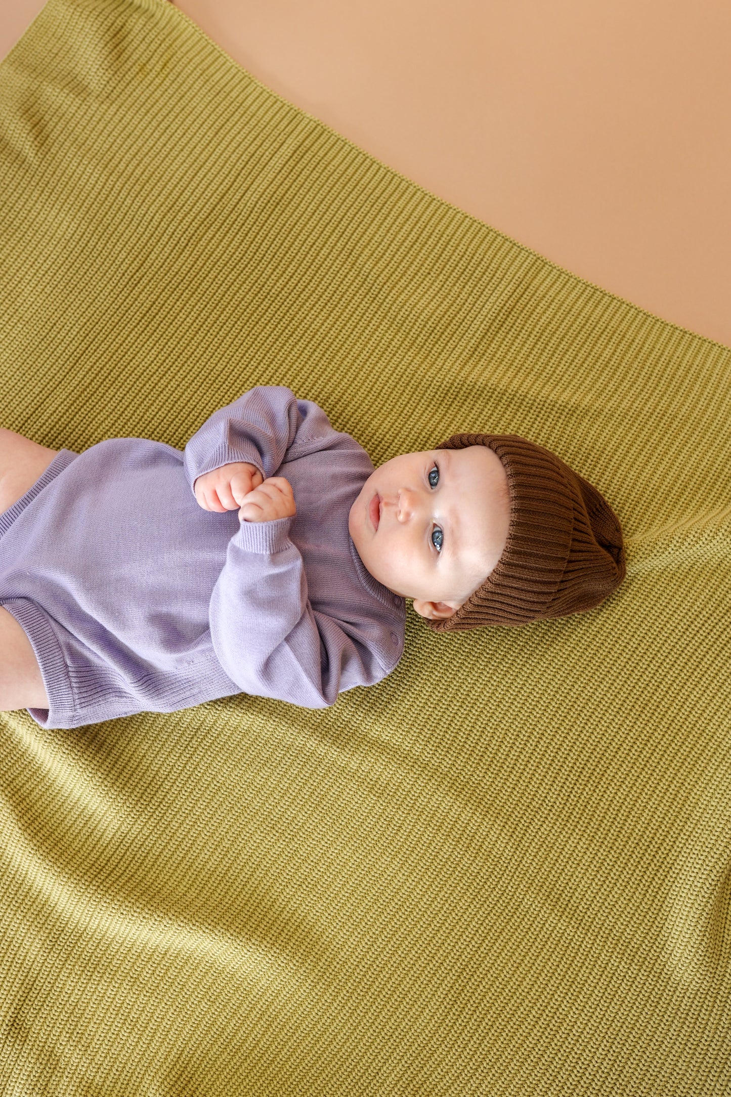 Grown Organic Essential Baby Blanket Sage