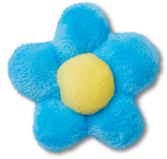 Jibbitz Plush Blue Flower