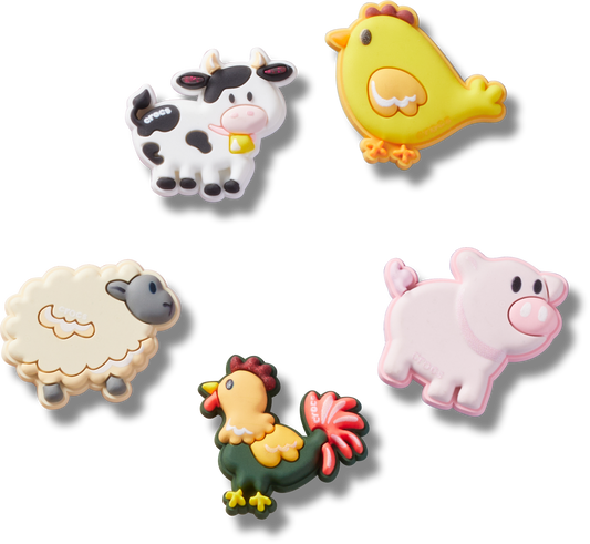Jibbitz Farm Friend Animals 5 Pack