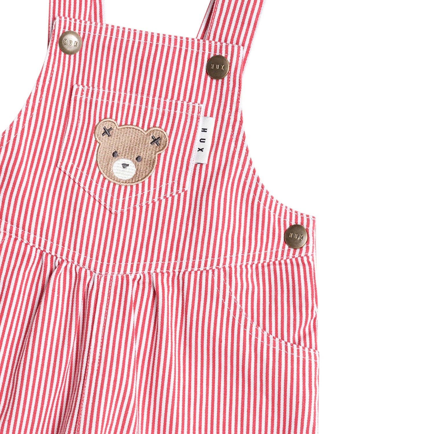 Huxbaby Chill Red Stripe Short Overalls – Little Trooper Limited
