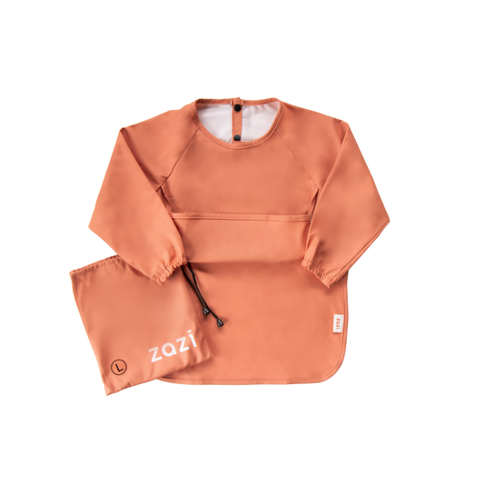 Zazi Large Sleeved Bib Blush
