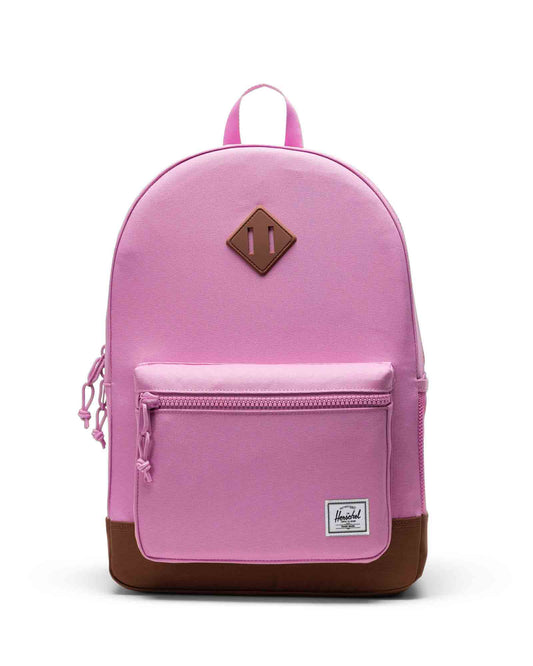 Herschel Heritage Youth Backpack | Opera Mauve/Saddle Brown