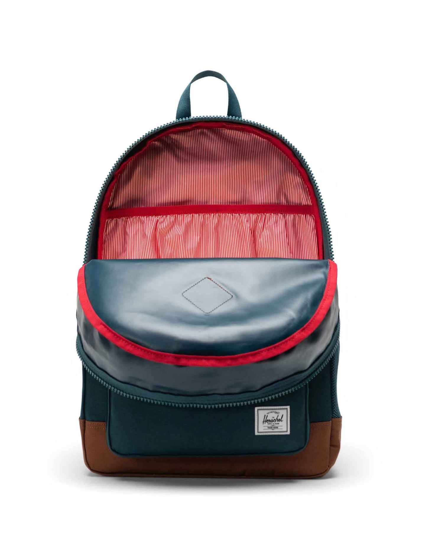 Herschel Heritage Youth Backpack | Dark Sea/Saddle Brown