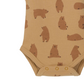 Babu Organic Cotton Singlet Bodysuit Chubby Bear