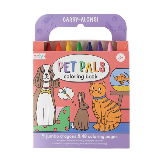 Carry Along Colouring Book & Crayon Set | Pet Pals