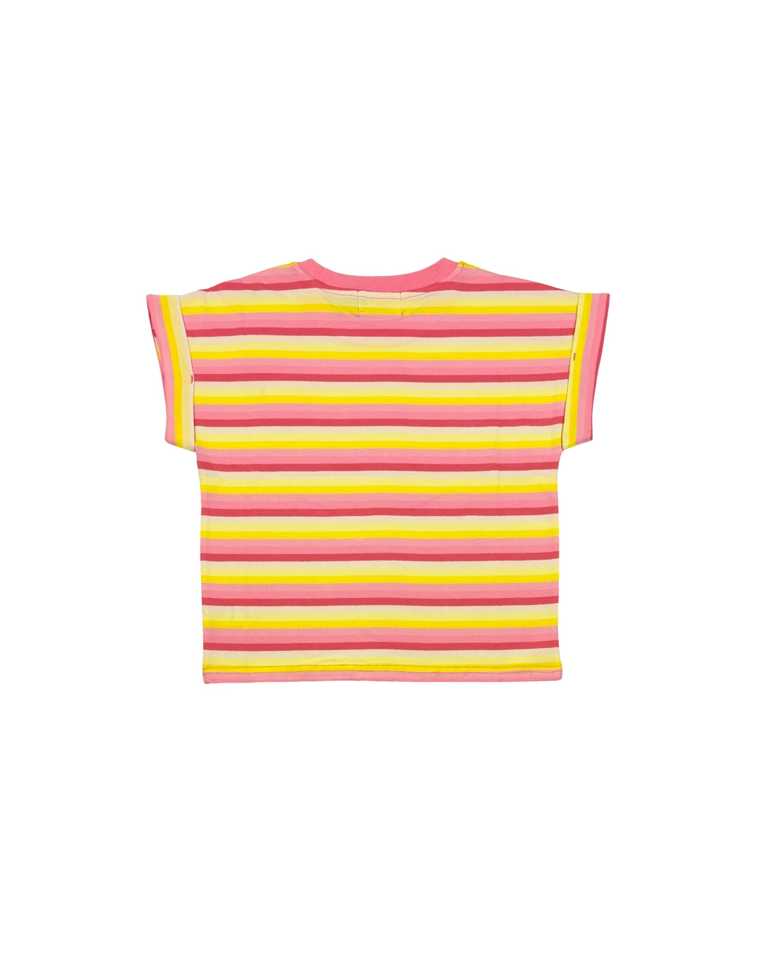 The Girl Club Coral Striped Tee