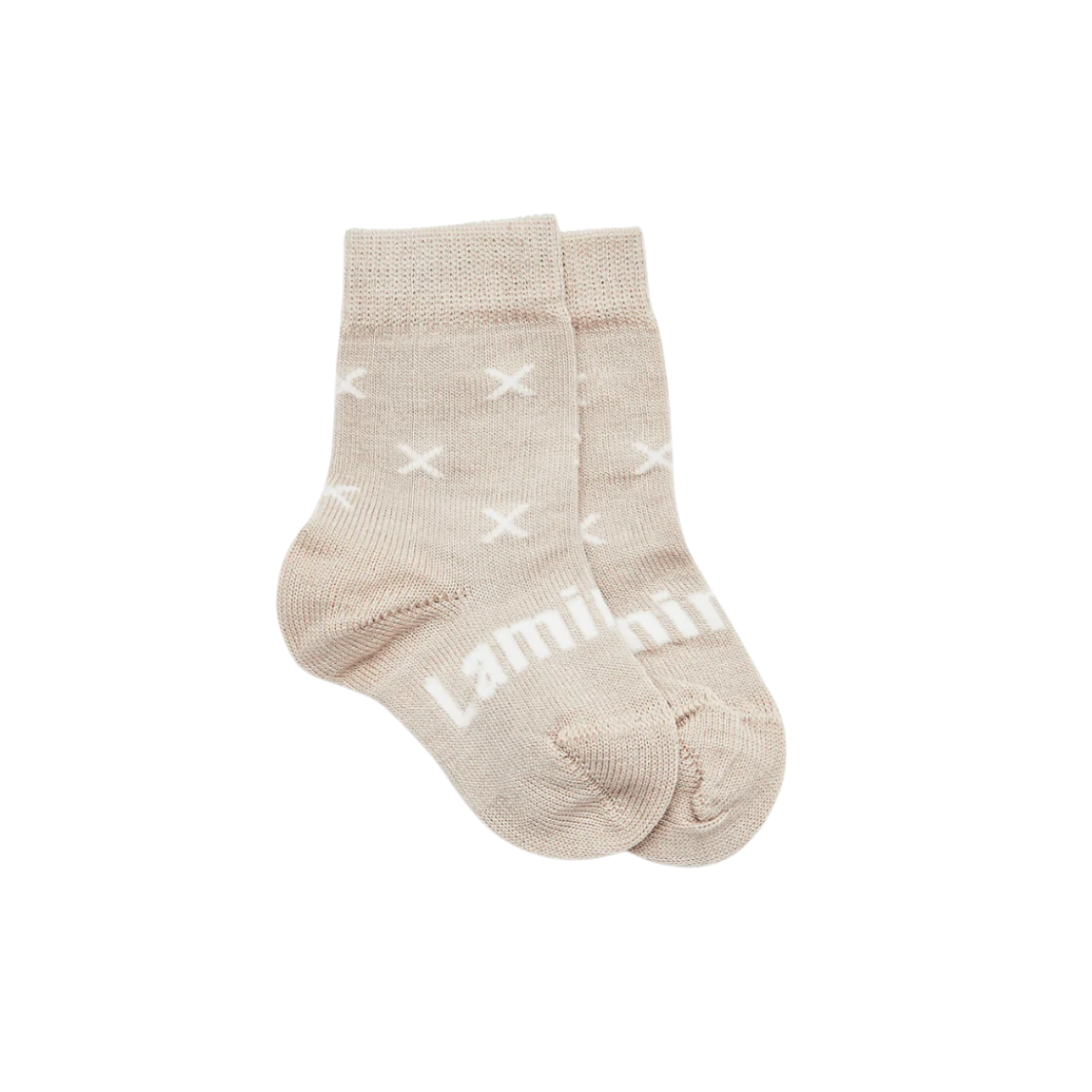 Lamington Baby Merino Crew Socks Ted