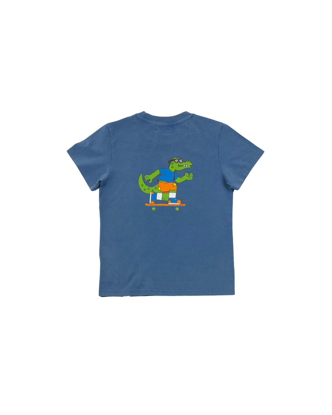 Band of Boys Blue Wash Croc Skater Tee